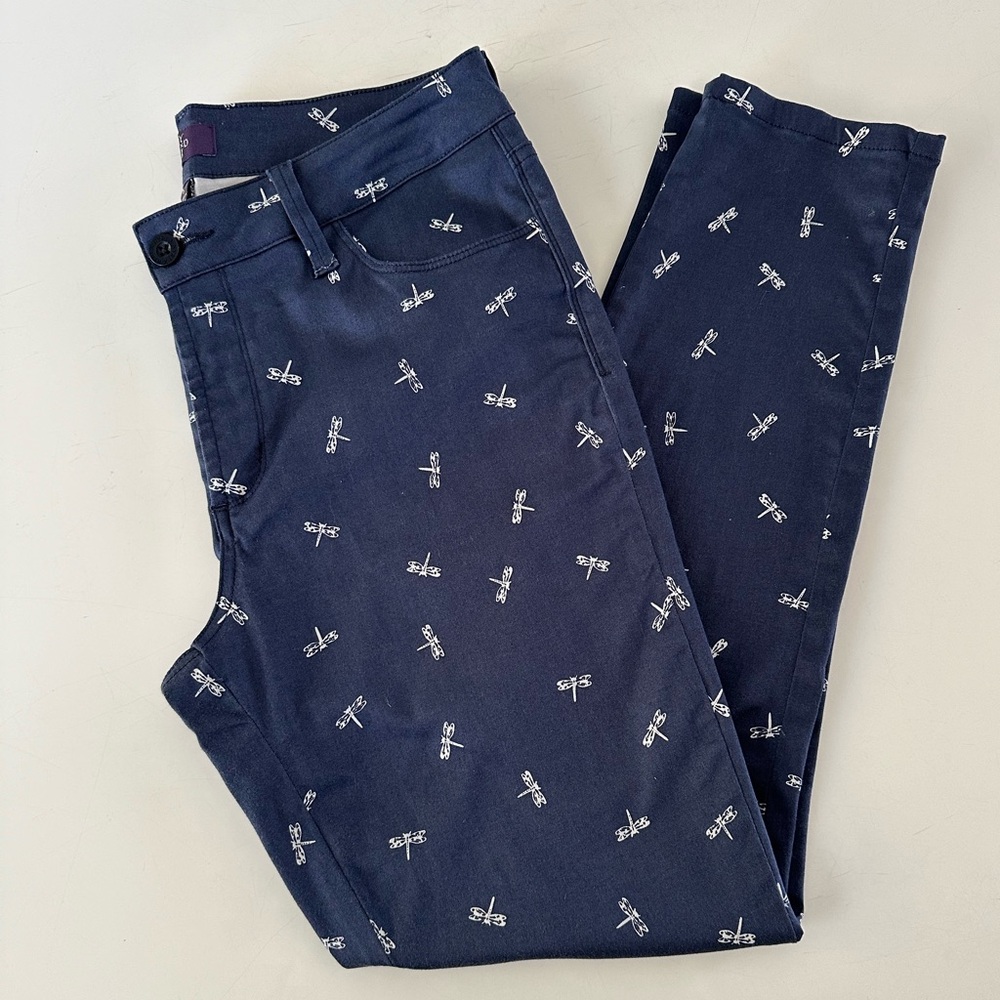 NYDJ ankle dragonfly pants size 6